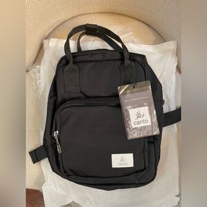 Crossbody Mini Backpack - Black